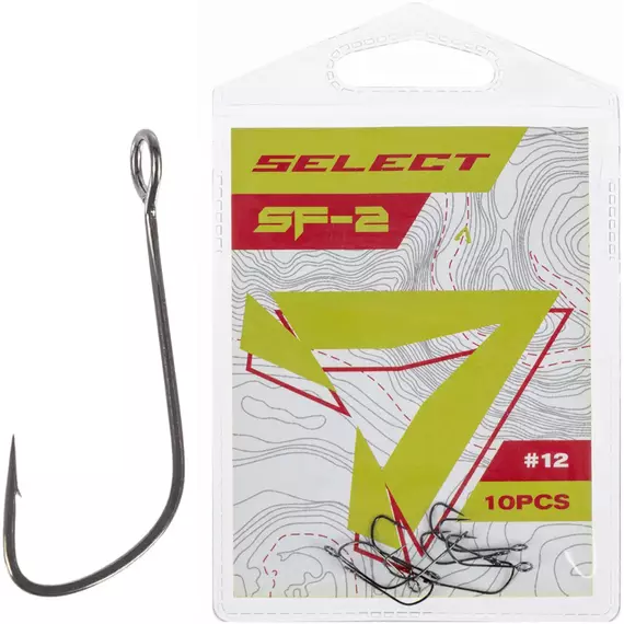 Гачок Select SF-2 Sport Finesse #12 (10 шт / уп), Номер гачка, №: 12, фото 